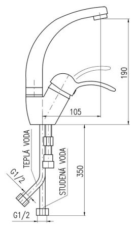 Смеситель для раковины Rav Slezak Labe L006.5/2Z, артикул L006.5/2Z