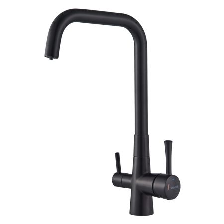 Смеситель для кухни с подключением фильтра Shevanik S528H, черный, артикул S528H