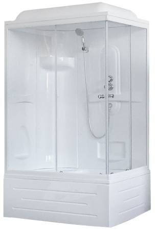 Душевая кабина Royal Bath RB 8120BP1-T (прозрачное) левая, артикул RB8120BP1-T-L