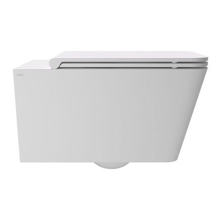 Унитаз, Alice, Hide, безободковый (с открытым смывным краем), тип установки-подвесной, ширина, мм-350, глубина, мм-550, высота, мм-345, форма чаши-прямоугольная, выпуск-горизонтальный, материал-керамика, сиденье-необходимо заказать, вид грязеотталкивающег, артикул 31210109