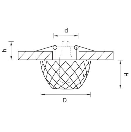 Светильник точечный встраиваемый декоративный под заменяемые галогенные или LED лампы Faseta Lightstar 004334, артикул 004334
