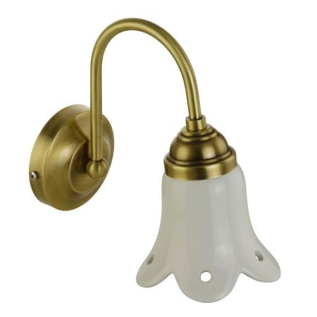MIRELLA Светильник настенный H20хL20 cm, керамика/бронза, артикул 17189