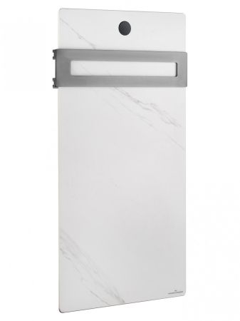 Полотенцесушитель электрический с каменной плитой Белый мрамор WONZON & WOGHAND STUTTGART, Темный графит (WW-A501-GM), артикул WW-A501-GM