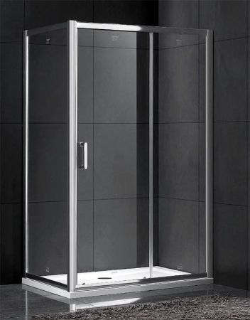 Душевой уголок Gemy Victoria S30191H-A80 100х80 профиль Хром стекло прозрачное, артикул S30191H-A80