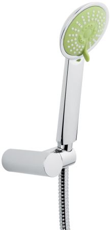 Ручной душ 137: лейка, шланг, крепеж, цвет хром, артикул 137CR