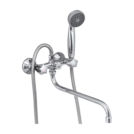 Смеситель для ванны Славен СЛ-ДВ-Е31, хром, артикул СЛ-ДВ-Е31