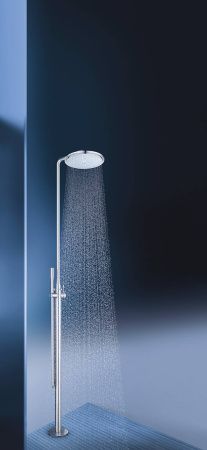Душевая система GROHE Essence New с однорычажным смесителем, хром (23741001)