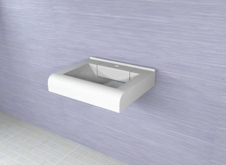 Раковина над стиральной машиной Корини 60х51 с кронштейнами