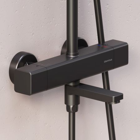 953810300 Gala душевая система с ванно  душевым ТМС смесителем, чёрный, артикул 953810300