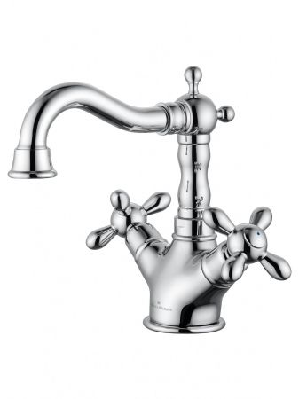 Смеситель для раковины WONZON & WOGHAND RETRO, Хром (WW-88139020-CR), артикул WW-88139020-CR