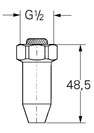 Спускной вентиль GROHE, хром (28988000)