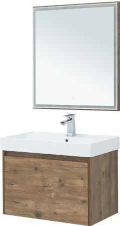 Зеркало Aquanet Nova Lite 75 дуб рустикальный LED, артикул 00249513