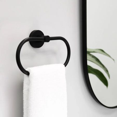 Зеркало с подсветкой LED Fixsen FX-3080B овальное 40х80 см, черное, артикул FX-3080B