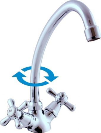 См-ль для кухни с поворотным носиком, артикул MK120.5/1