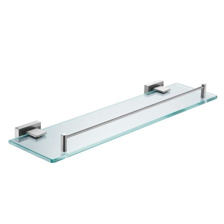 Полка стеклянная Shevanik SG5619T, оружейная сталь, артикул SG5619T