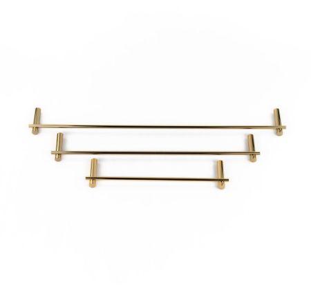 Stil Haus Hashi, полотенцедержатель, длина 30 см, цвет золото, артикул HS06(16)