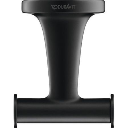 Двойной крючок Duravit Starck T 0099304600 Черный матовый Двойной крючок Duravit Starck T 0099304600 Черный матовый