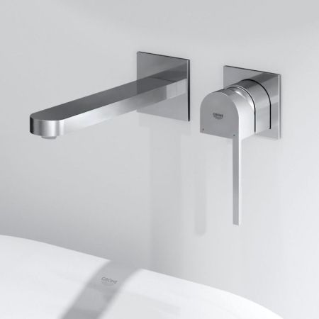Смеситель для раковины GROHE Plus, настенный монтаж, L-Size, хром (29306003)