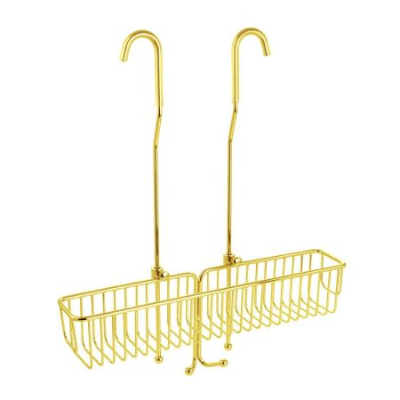 COMPLEMENTI Полка-решётка подвесная L40 см., для внешнего душ. см-ля, золото, артикул 22018