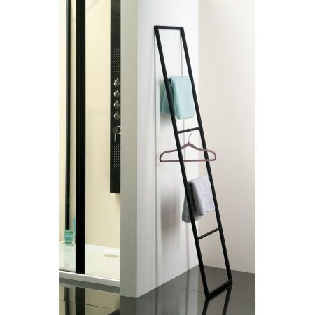 Декоративная лесенка SKA для интерьера, стальная, 420x1700x20 мм, черный матовый, Sapho