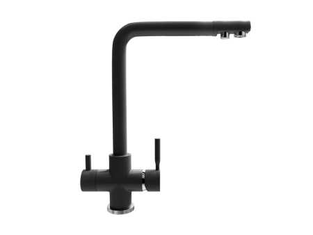 Смеситель ULGRAN Steel 016-003, цвет "вороненая сталь" (US-016-003), артикул US-016-003