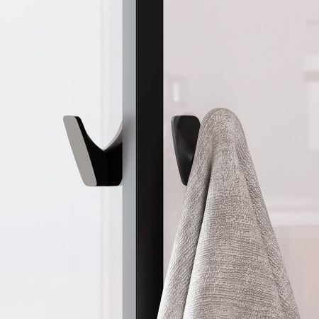 W87G-403-100100-BT Sunny душ огражд квадратн, раздвижн двери 100x100 черный,стекло прозрачн, артикул W87G-403-100100-BT