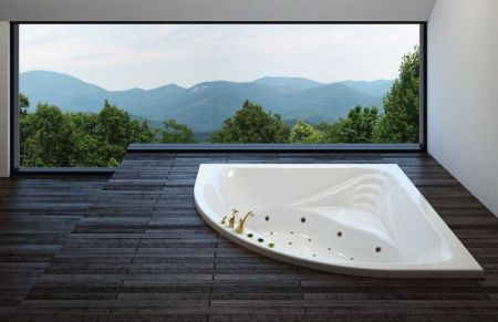 Акриловая ванна Cezares Cetina 150х150 без гидромассажа, артикул CETINA-150-150-41