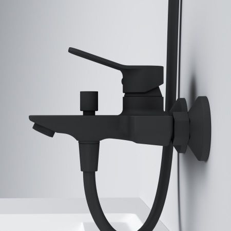 F85A10022 X-Joy, смеситель для ванна/душа, черный, шт., артикул F85A10022