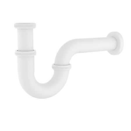 Сифон для раковины Timo белый матовый (961/16L), артикул 961/16L