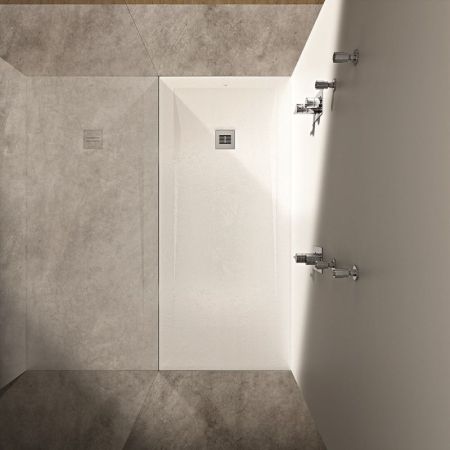 Душевой поддон из искусственного камня Sanitana Rocks 100x80 SP3013E8320100000 Белый, артикул SP3013E8320100000