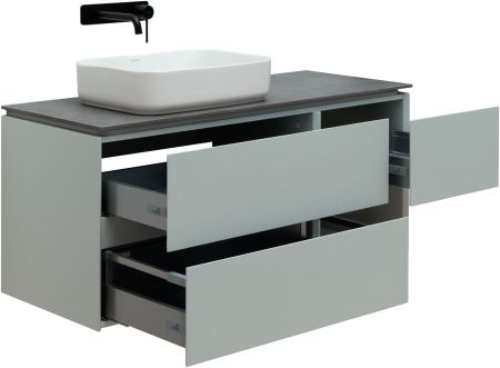 Тумба под раковину Allen Brau Infinity 120 1.21005.PWM L папирус матовый, артикул 1.21005.PWM