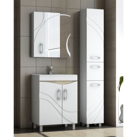 Зеркальный шкаф Vigo Mirella 60 Белый, артикул 36-600