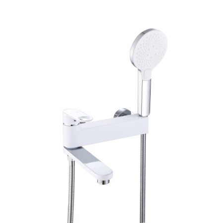 Смеситель для ванны D-Lin D181377-C, белый/хром, артикул D181377-C