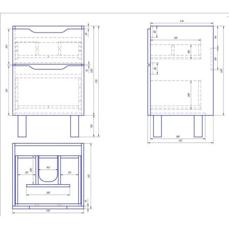 Тумба с раковиной подвесная/напольная Dreja Q Plus 55 см, белый, артикул 99-0008-com