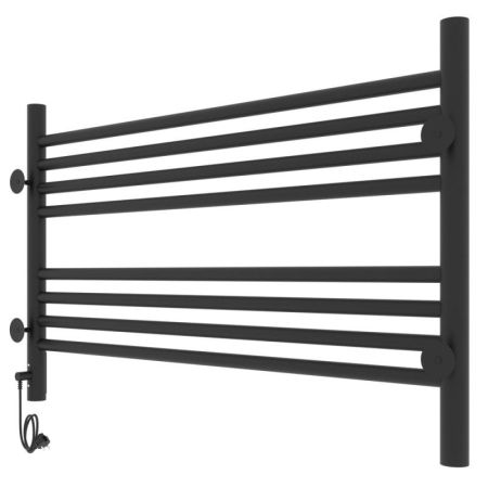 Полотенцесушитель электро "Оливия ЧКЧ8 800*500", черный муар, правый, артикул 73207629