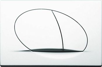 Schwab OvateDuo, панель смыва с двумя клавишами, цвет бронза