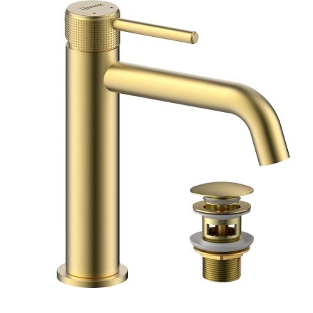 Смеситель Lemark Beluga для раковины (LMF-8012B-BRLG), артикул LMF-8012B-BRLG