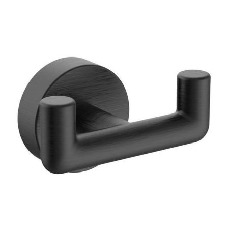 Крючок для ванной комнаты двойной Raglo R320.052.09, графит