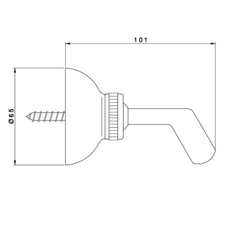 Nicolazzi Doccia Держатель ручного душа, цвет: хром, артикул 7125CR