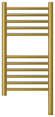 Полотенцесушитель электрический "БОГЕМА 3.0" прямая 600х300 / МЭМ правый (Состаренная латунь), артикул 051-5805-6030