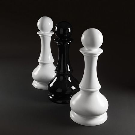 Kerasan Artwork Cтатуэтка декоративная Pedone, цвет черный матовый, артикул 471231