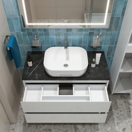 Мебель для ванной комнаты BELBAGNO KRAFT-1000 KRAFT-1000-2C-SO-CG BelBagno, артикул KRAFT-1000-2C-SO-CG