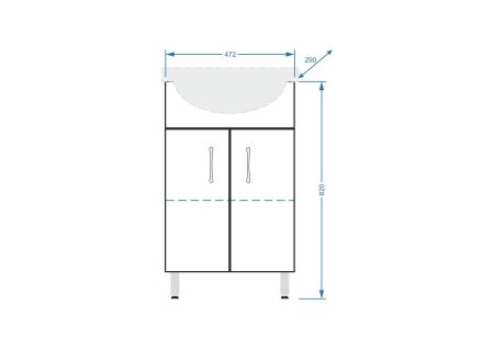 Тумба "Концепт 50 ЭКО", Ладога 50, артикул SP-00000038