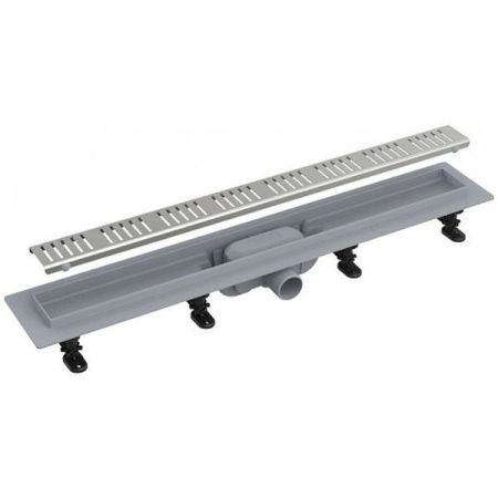 Душевой канал ALCAPLAST  APZ10-550M (55*6, хром матовый), шт, артикул APZ10-550M