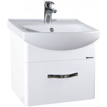 Тумба под раковину Bellezza Анкона 50 4639606190011 подвесная Белая, артикул 4639606190011