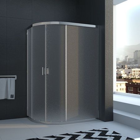 Душевой уголок Rovigo 100x90x185 Рифленое хром RV03-10090A-02-19C1