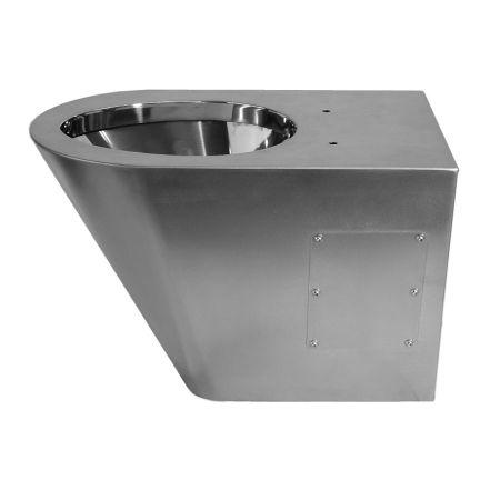 Унитаз подвесной без бака антивандальный Тругор УПббА, сатин, артикул УПббА