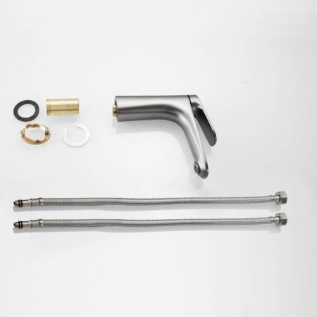 Смеситель для раковины Raffine F0185T, оружейная сталь, артикул F0185T