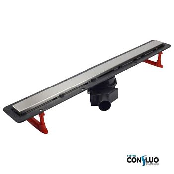 Душевой лоток, Bettoserb, Frameless, ширина, мм-120, длина, мм-650, высота, мм-100, монтаж-в пол, пропускная способность, л/сек-0,8, выход Ø50 мм, поворот базы 360°, система отвода вторичного конденсата, сифон-есть, материал сифона-полипропилен, опоры-ест