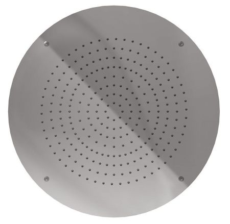 Graffio Kings, круглая потолочная душевая головка 50 см, 1 режим: дождь, цвет хром